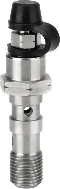 Stainless Steel Double Banjo Bolts with Bleed Nipple - Picture 2 of 2