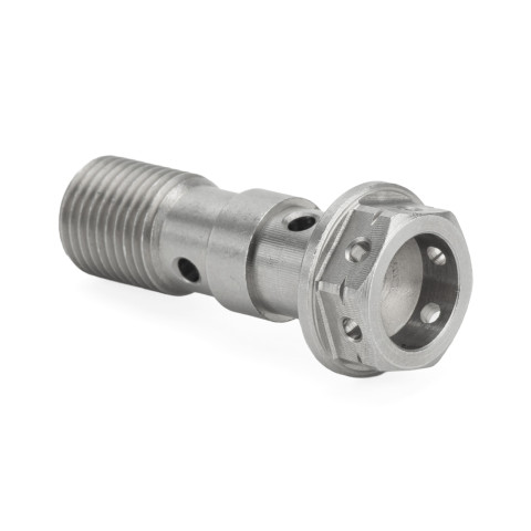 Race Spec Stainless Steel Double Banjo Bolts - Picture 2 of 3
