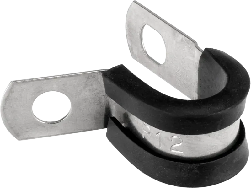 Stainless Steel Rubber Cushioned P-Clips