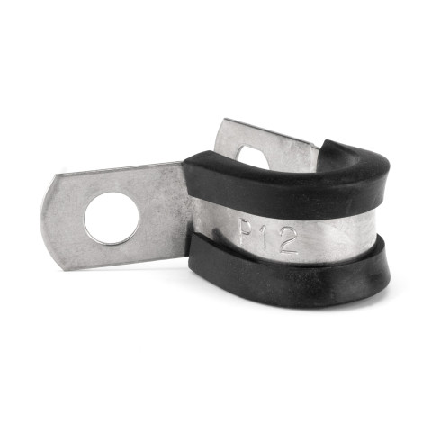 Stainless Steel Rubber Cushioned P-Clips - Picture 3 of 3