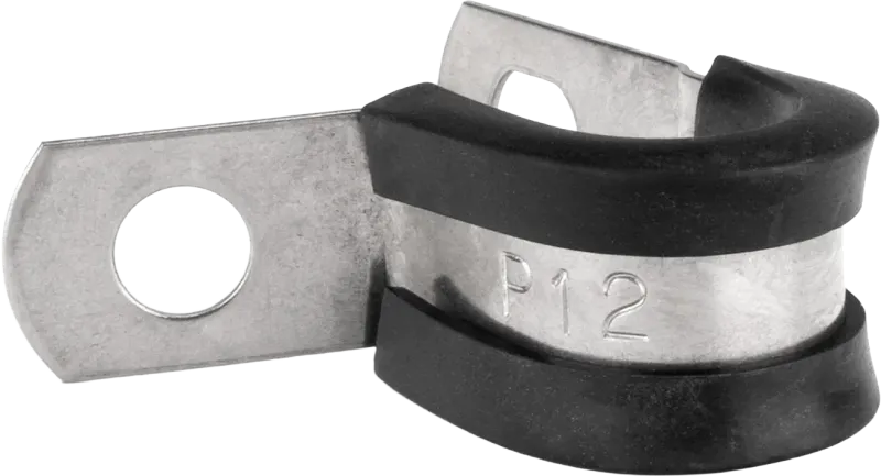 Stainless Steel Rubber Cushioned P-Clips - Picture 3 of 3