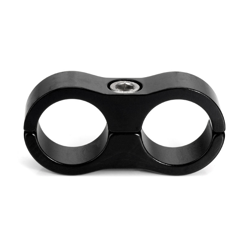 Aluminium Dual Braided Hose Separator Clamps - Picture 1 of 4