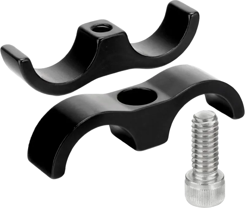 Aluminium Dual Braided Hose Separator Clamps - Picture 3 of 4