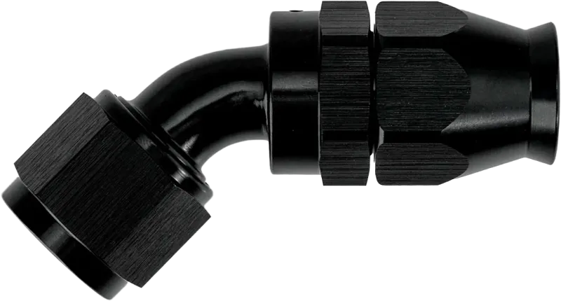 45 Degree Swivel PTFE Braided Hose End Fitting