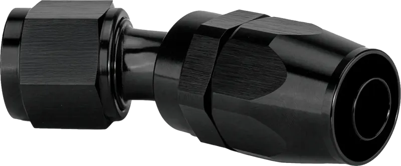 30 Degree Swivel Rubber Braided Hose End Fitting - Picture 2 of 3