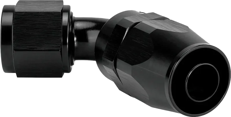 60 Degree Swivel Rubber Braided Hose End Fitting - Picture 2 of 3