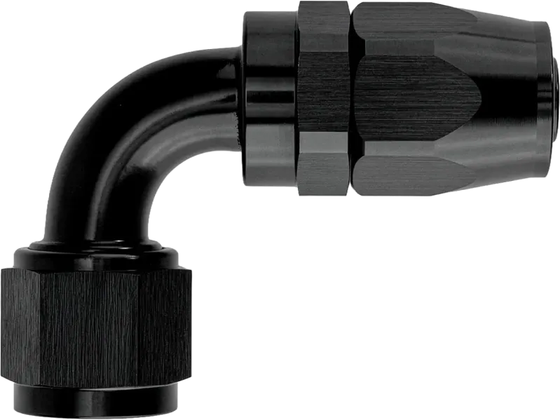 90 Degree Swivel Rubber Braided Hose End Fitting