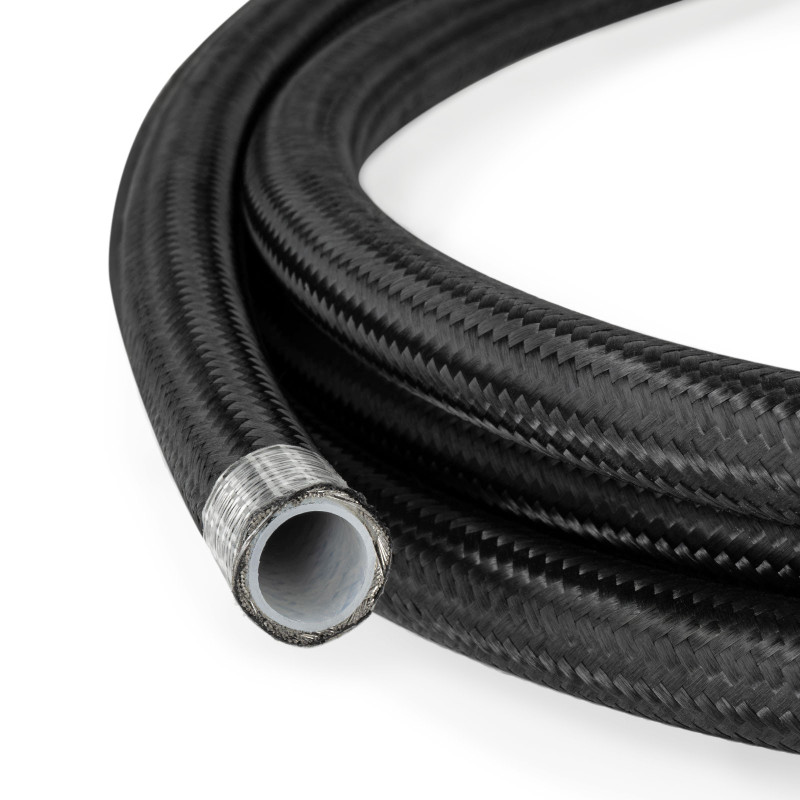 PTFE Stainless Steel Braided Hose Black Cotton - Picture 1 of 1