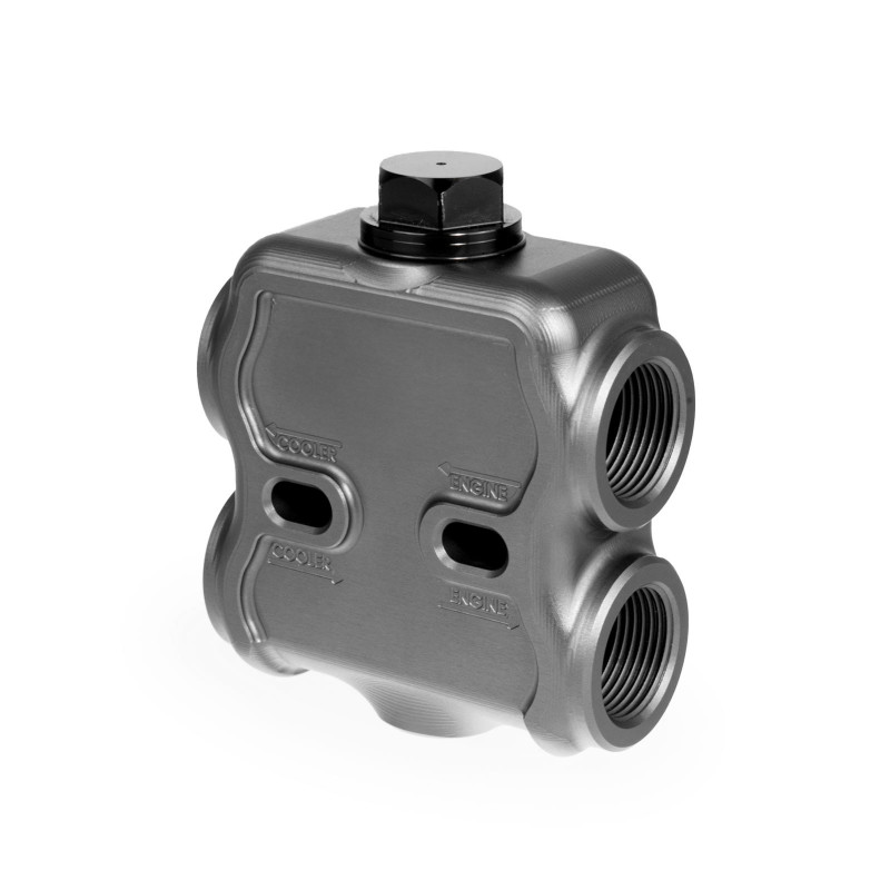 In-Line Oil Thermostat with 1/8" NPT Sensor Port - Picture 1 of 3