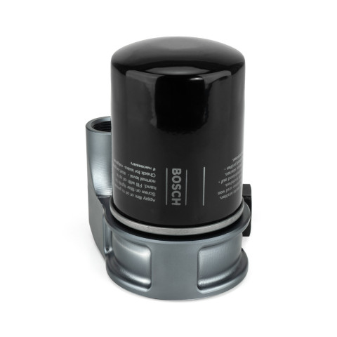 Oil Filter Sandwich Plate with Thermostat, Right-Angle - Picture 4 of 4