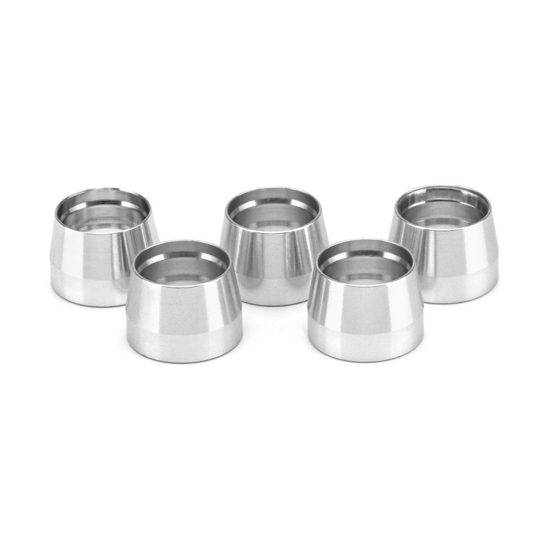 Aluminium Olive Inserts for PTFE Hoses, Pack of 5 - Picture 1 of 3