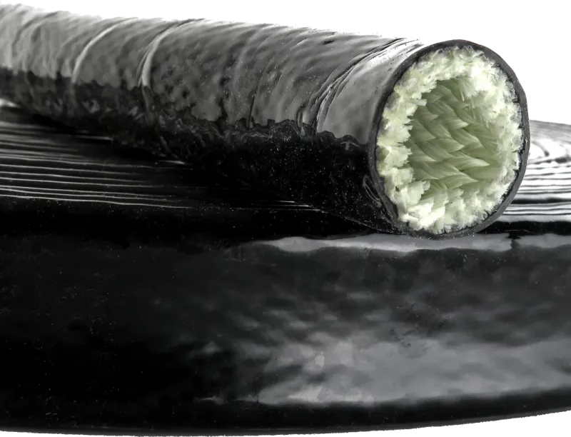 Extreme Heat Sleeve - Fire Resistant Hose Protection to 1200°C, Black - Picture 3 of 3