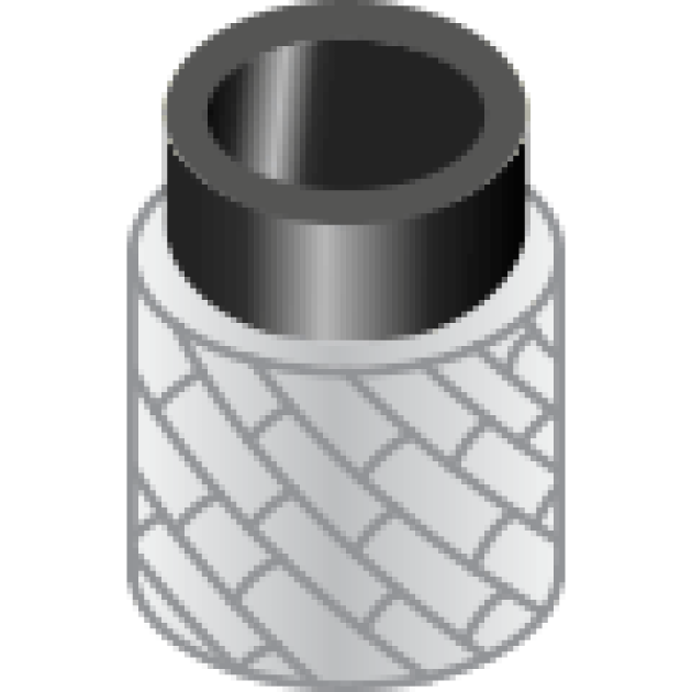Custom Rubber Braided Hoses - AN6 to AN20 - Build Now!