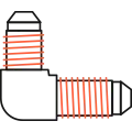 Bulkhead Elbow Adapters