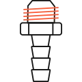 Male to Push On Adapters