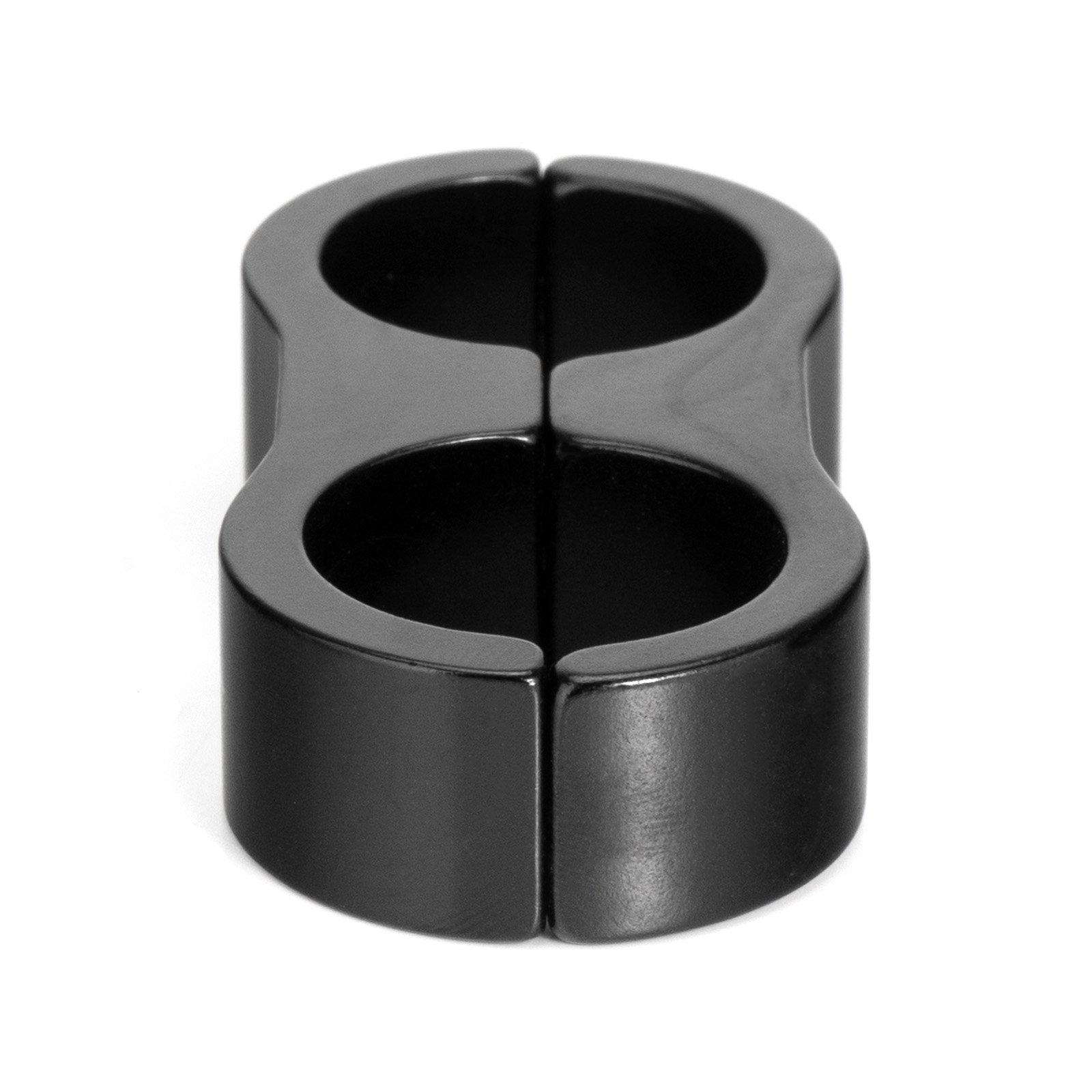 LokoCar 4x AN6 Braided Hose Separator Clamps – Black Bracket For 6AN Fittings