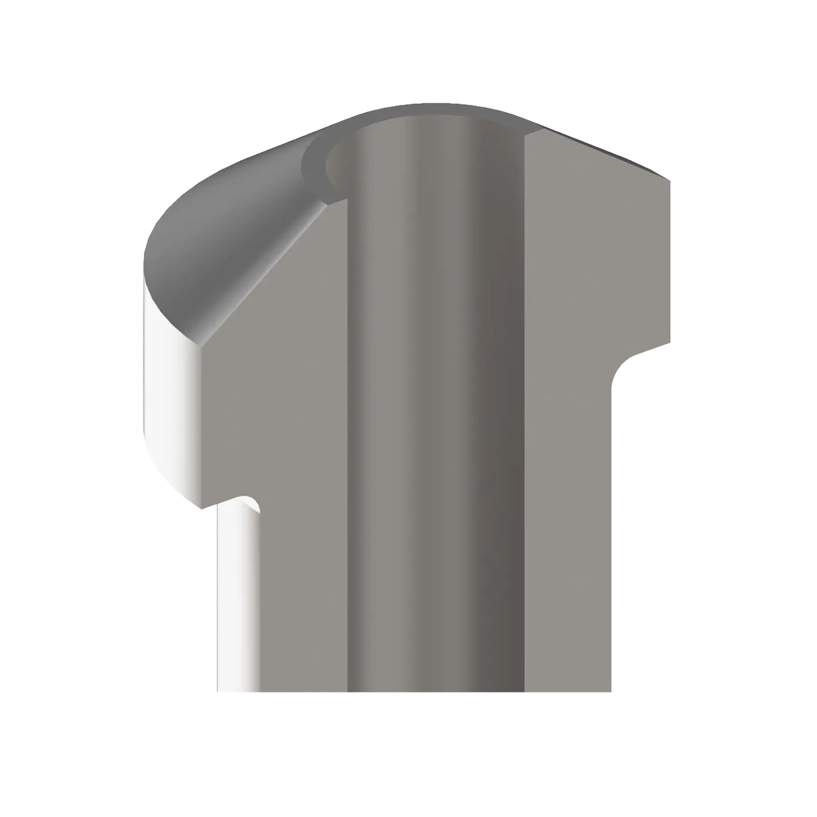 Diagram explaining a convex seat on a male or female fitting